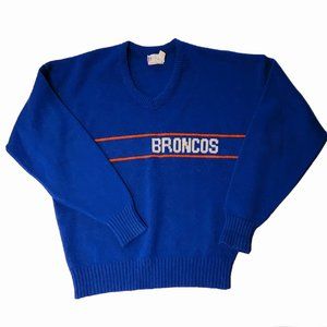 .Vintage 80s Cliff Engle Denver Broncos Sweater